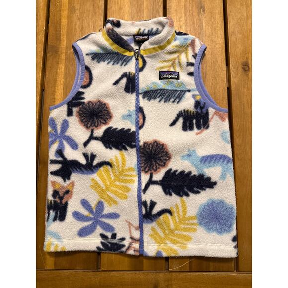 Patagonia Baby Synchilla Fleece Full Zip Vest Toddler Size 5T RARE